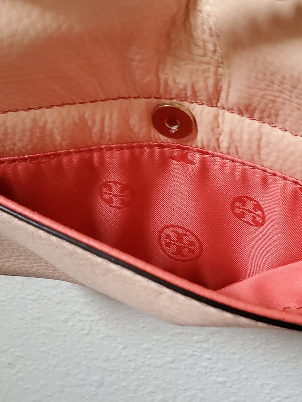 Tory Burch Mercer Adjustable Shoulder Bag Pink Ombre Gradient Dégradé Leather - Picture 12 of 16